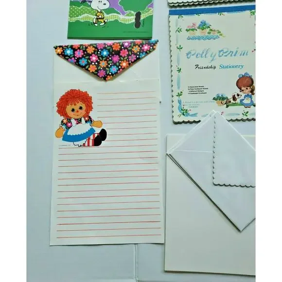 Vtg Stationary Hallmark Bobbs Merrill Polly Prim American Greeting & more U113 - Picture 6 of 12